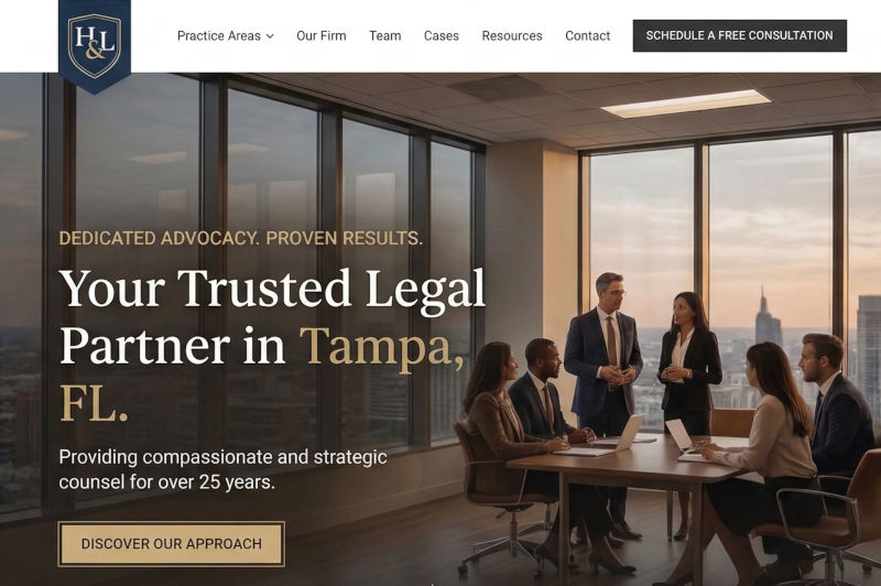 Business website template