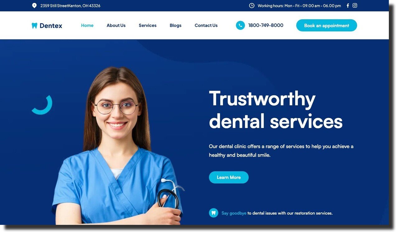Medical & Dental Website Template